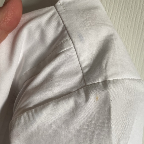 EShakti White Mini Dress Short Sleeve Scallop Neckline Women’s Size 2X 22W - Picture 10 of 10